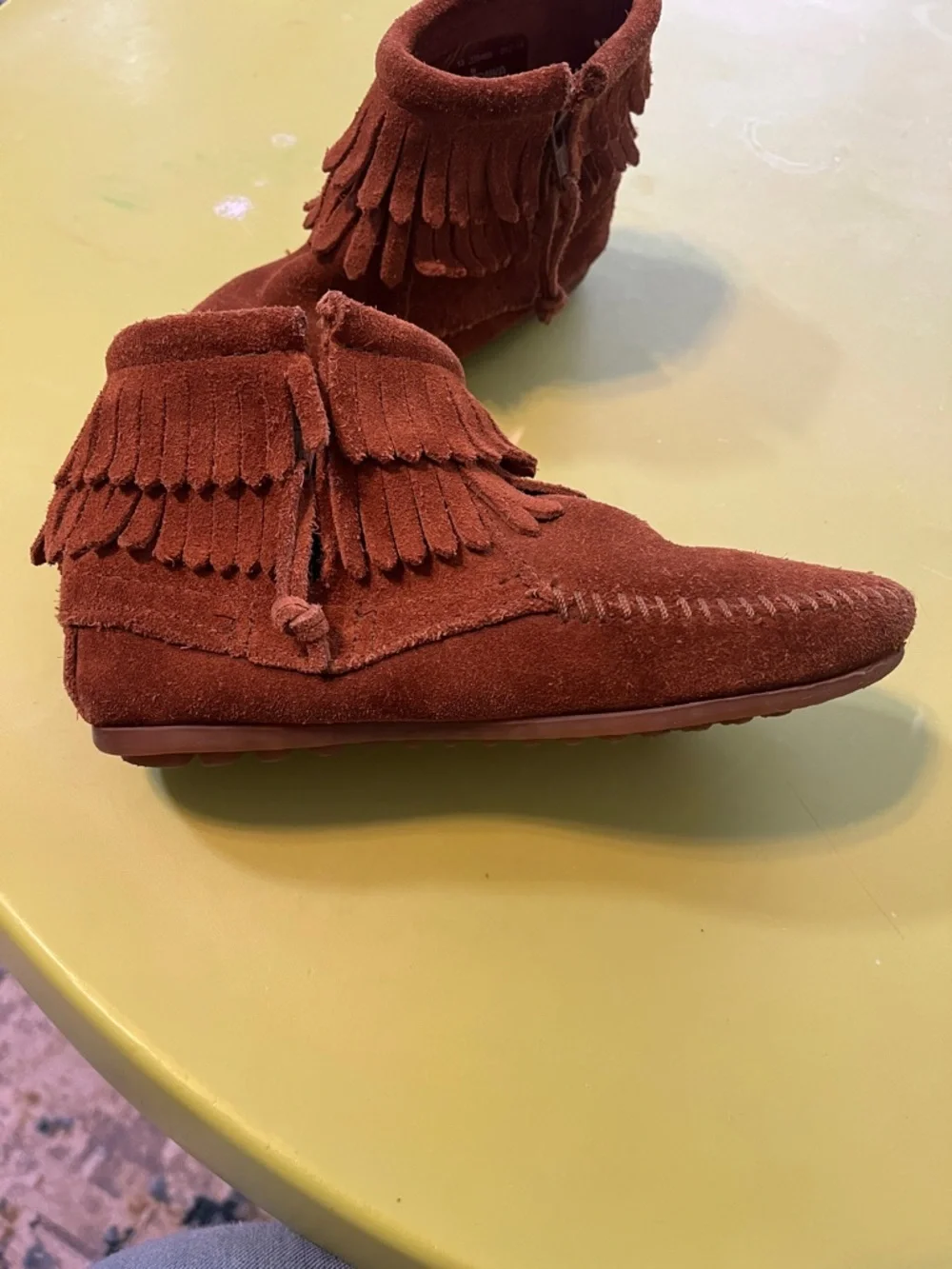 Minnetonka soft suede